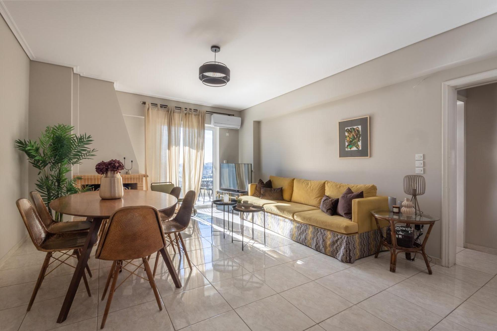 Renovated 3 Bedroom Apt With Acropolis View Афіни Екстер'єр фото